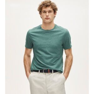 J. Crew Tall Broken-in T-shirt Short Sleeve Heather Dill Green